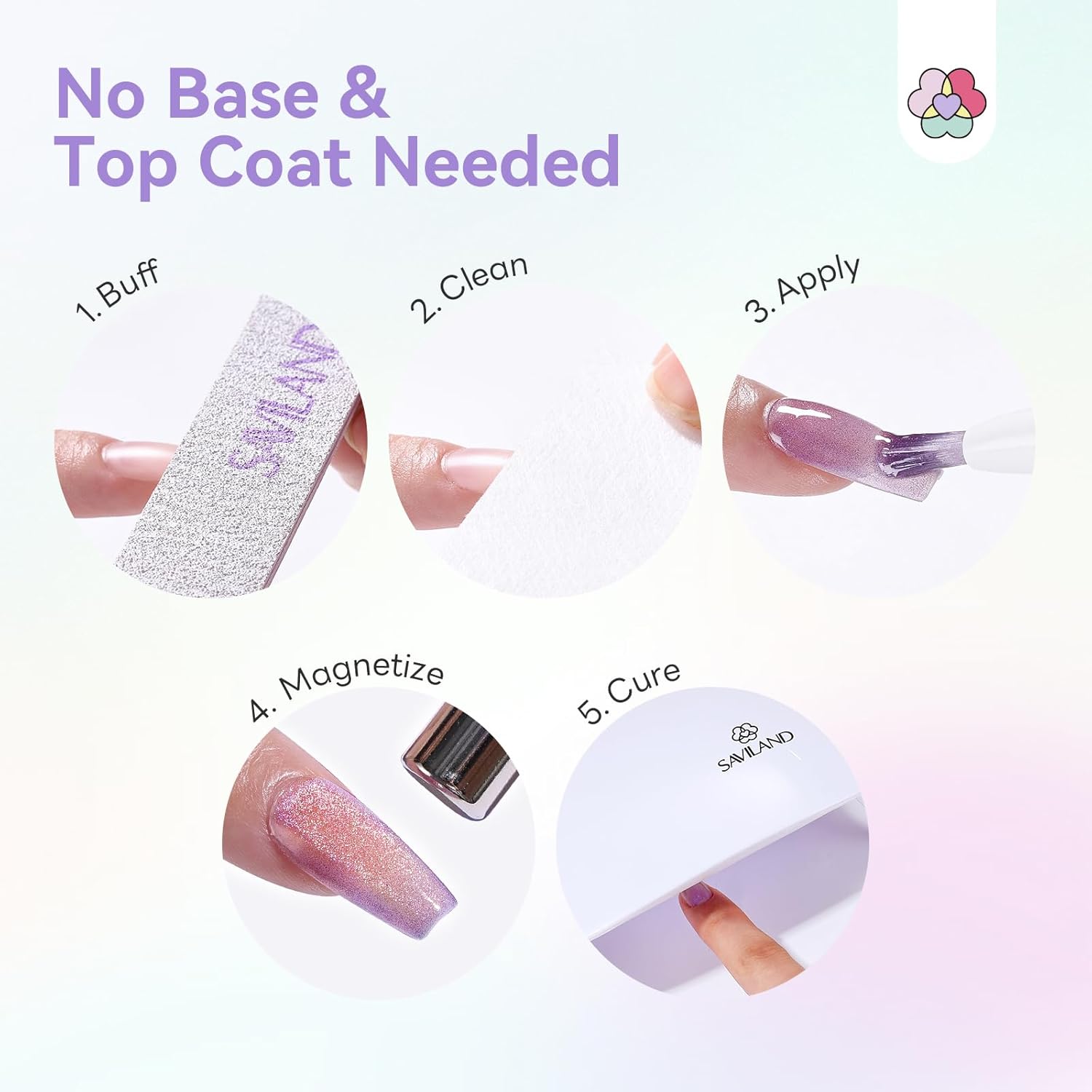 Glitter Cat Eye Gel Pens for Sparkling Magnetic Nails (Ships to US Only)