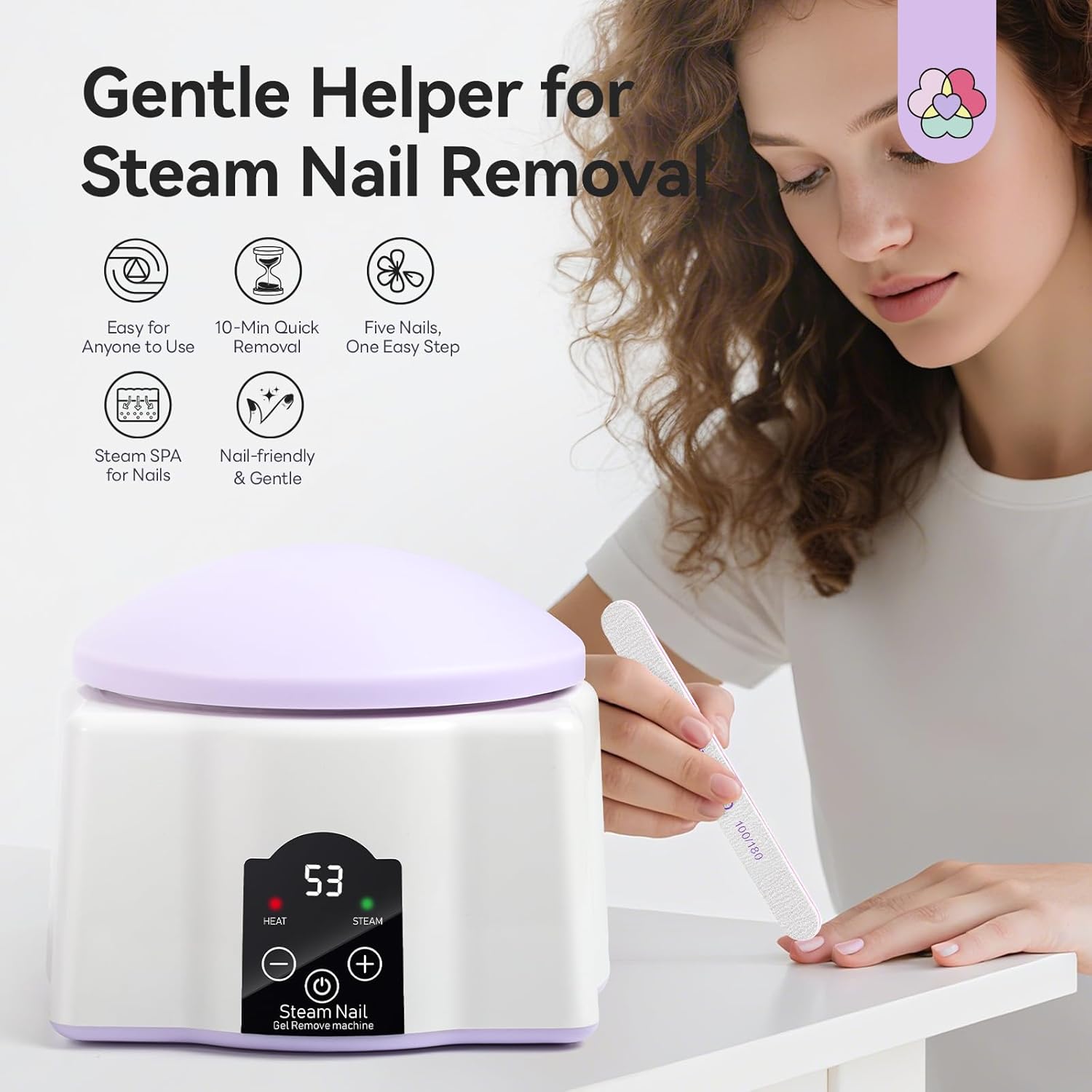 Electric Nail Soaking Bowl for Fast Gel Removal (Ships to US Only)
