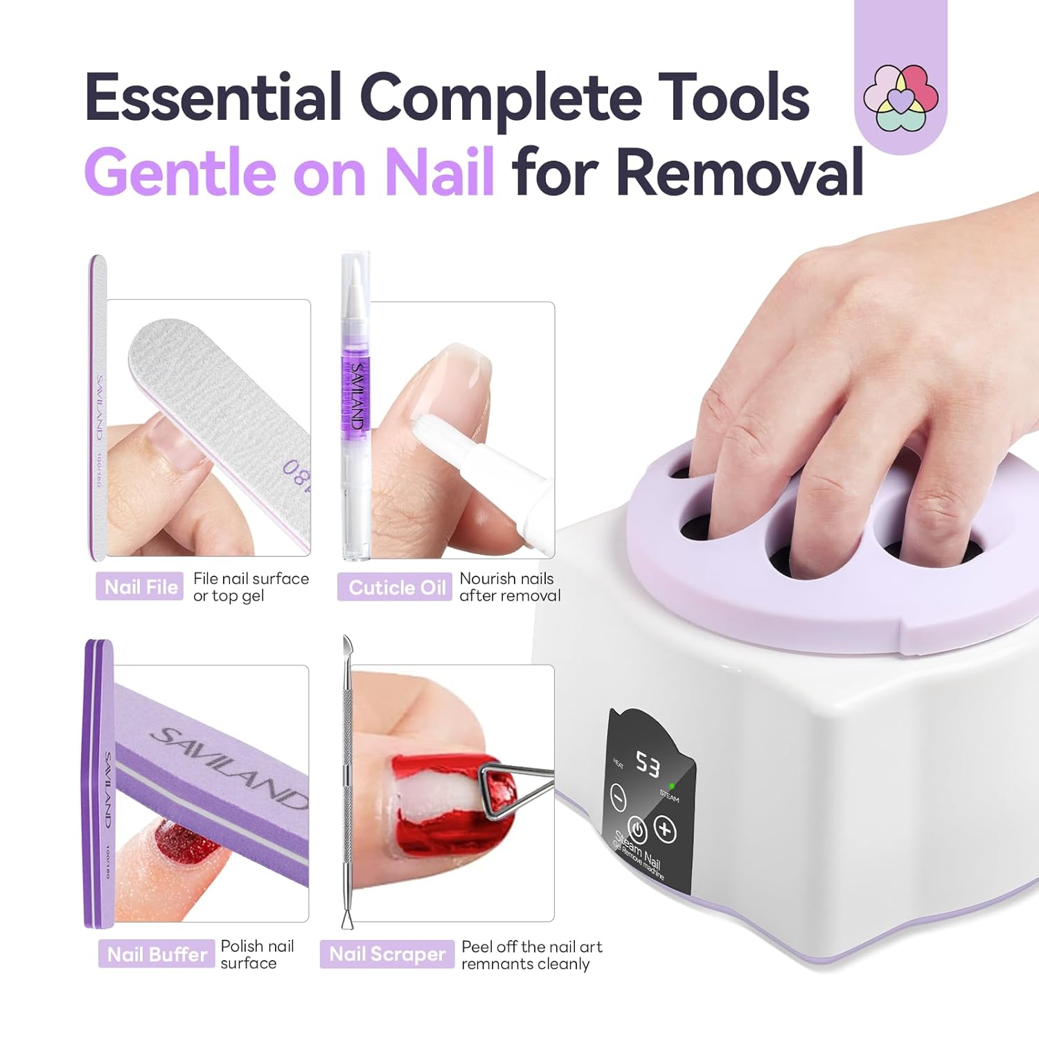 Electric Nail Soaking Bowl for Fast Gel Removal (Ships to US Only)