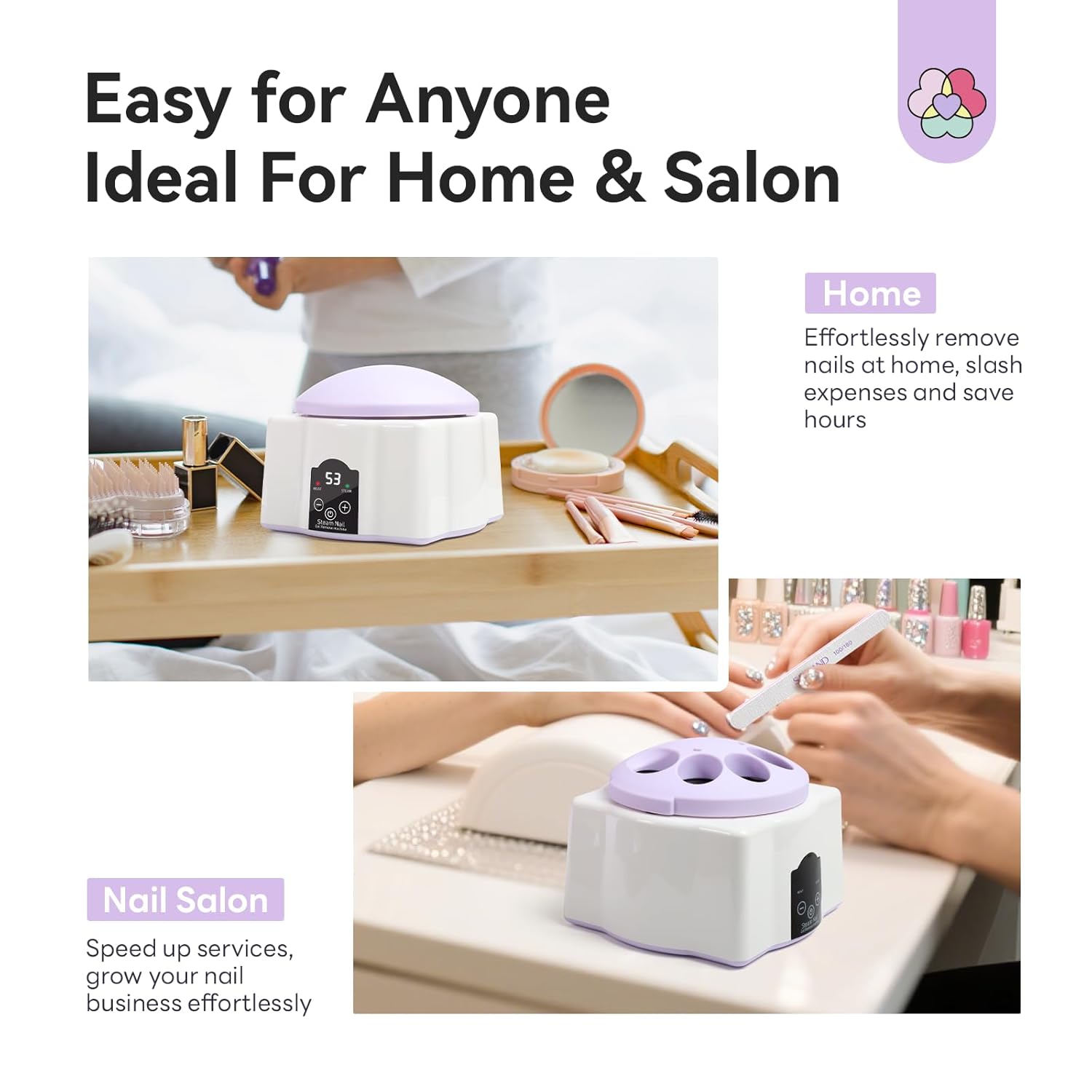 Electric Nail Soaking Bowl for Fast Gel Removal (Ships to US Only)