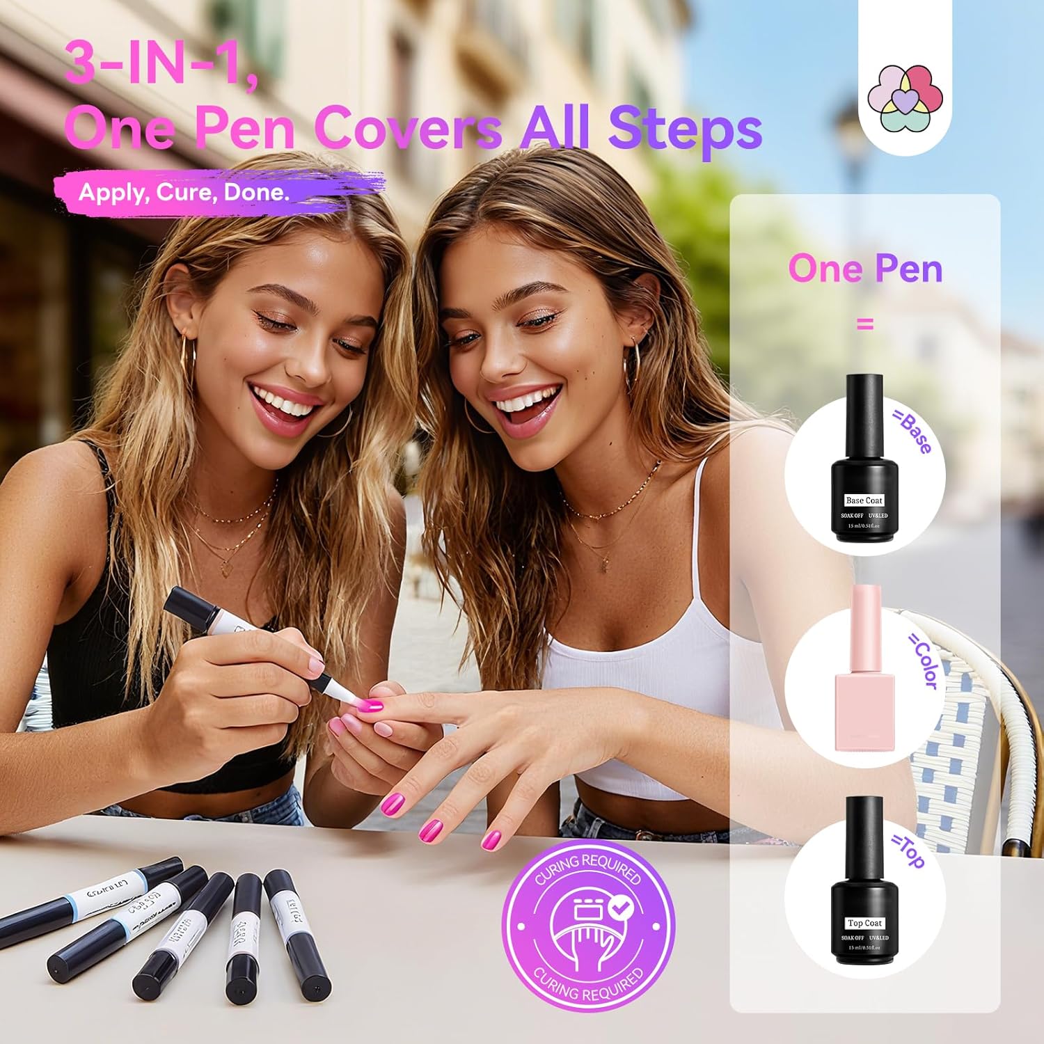 sa コスメ Pearl Cat Eye Gel Nail Pens Set 6 Colors | SAVILAND