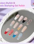 French Tip Nail Stamping Kit for Perfect Nail Art (Ships to US Only)