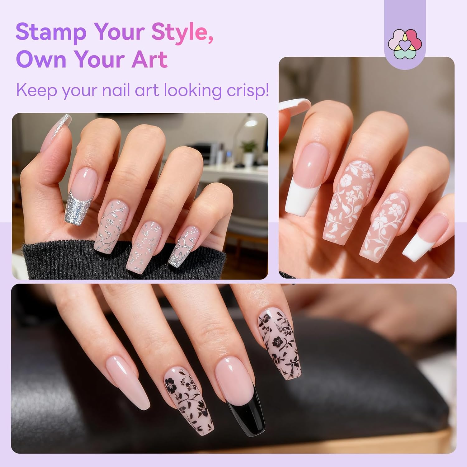 French Tip Nail Stamping Kit for Perfect Nail Art (Ships to US Only)