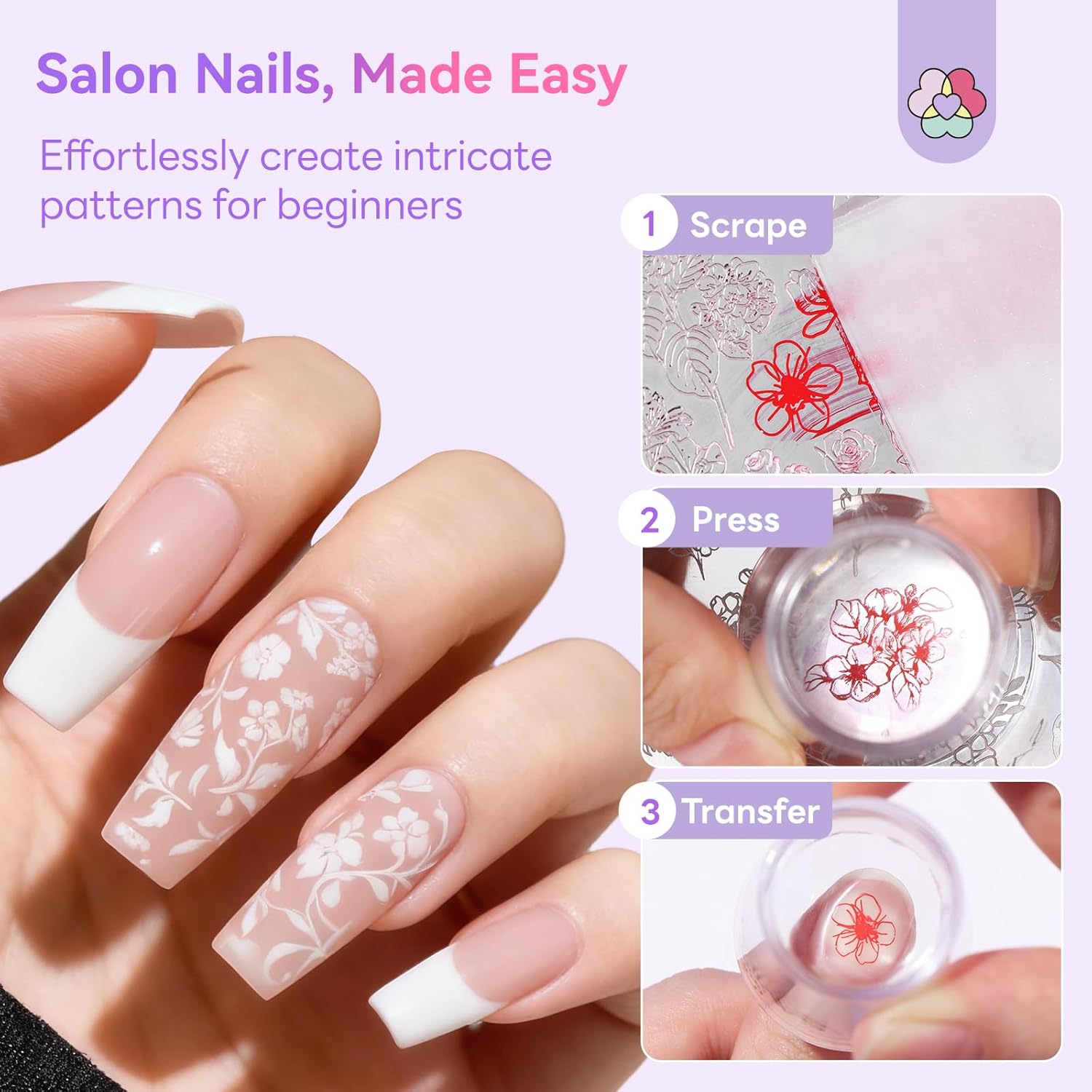 French Tip Nail Stamping Kit for Perfect Nail Art (Ships to US Only)
