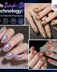 6 Chameleon Chrome Nail Polishes with Color-Shifting Effects (Ships to US Only)