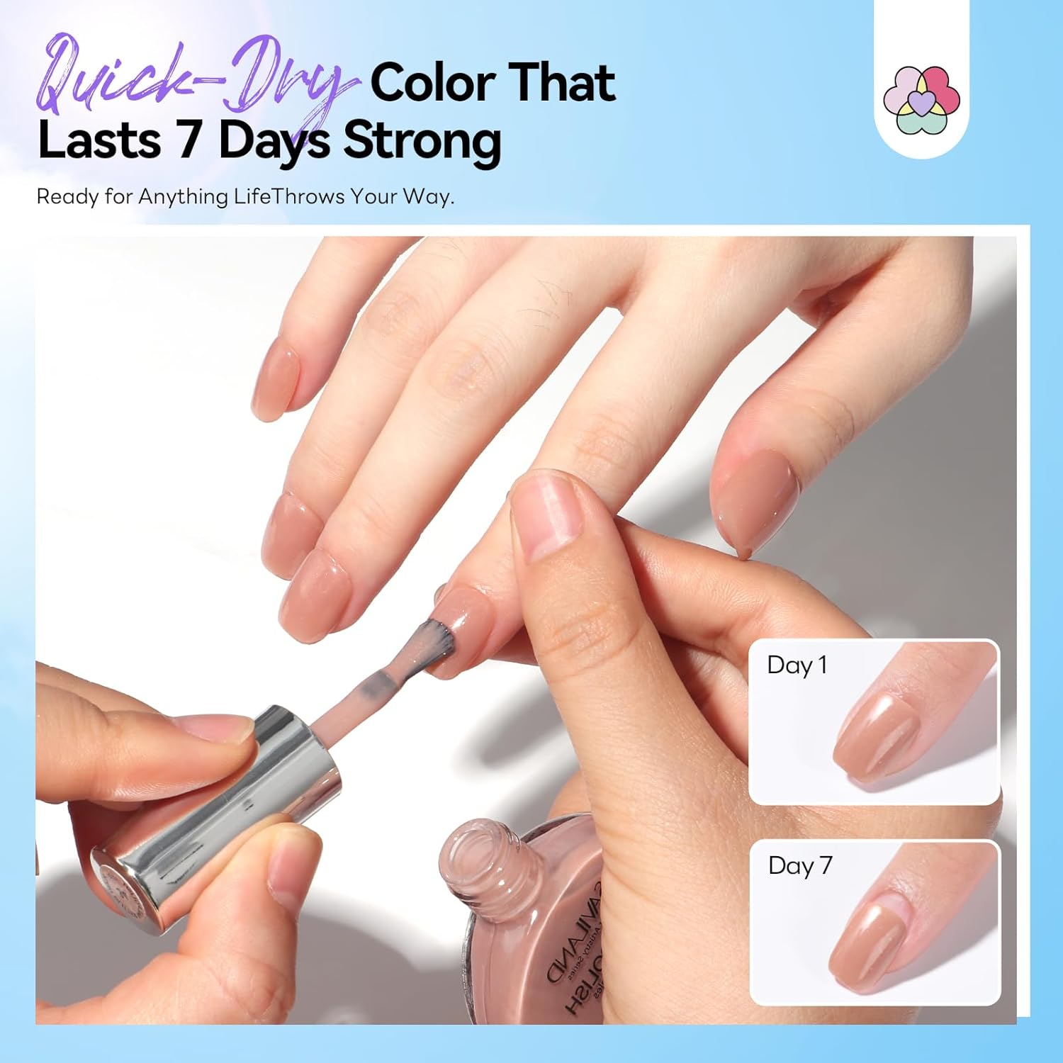 6 Nude Nail Polish Shades for Elegant Everyday Nails (Ships to US Only)