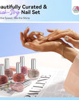 6 Nude Nail Polish Shades for Elegant Everyday Nails (Ships to US Only)
