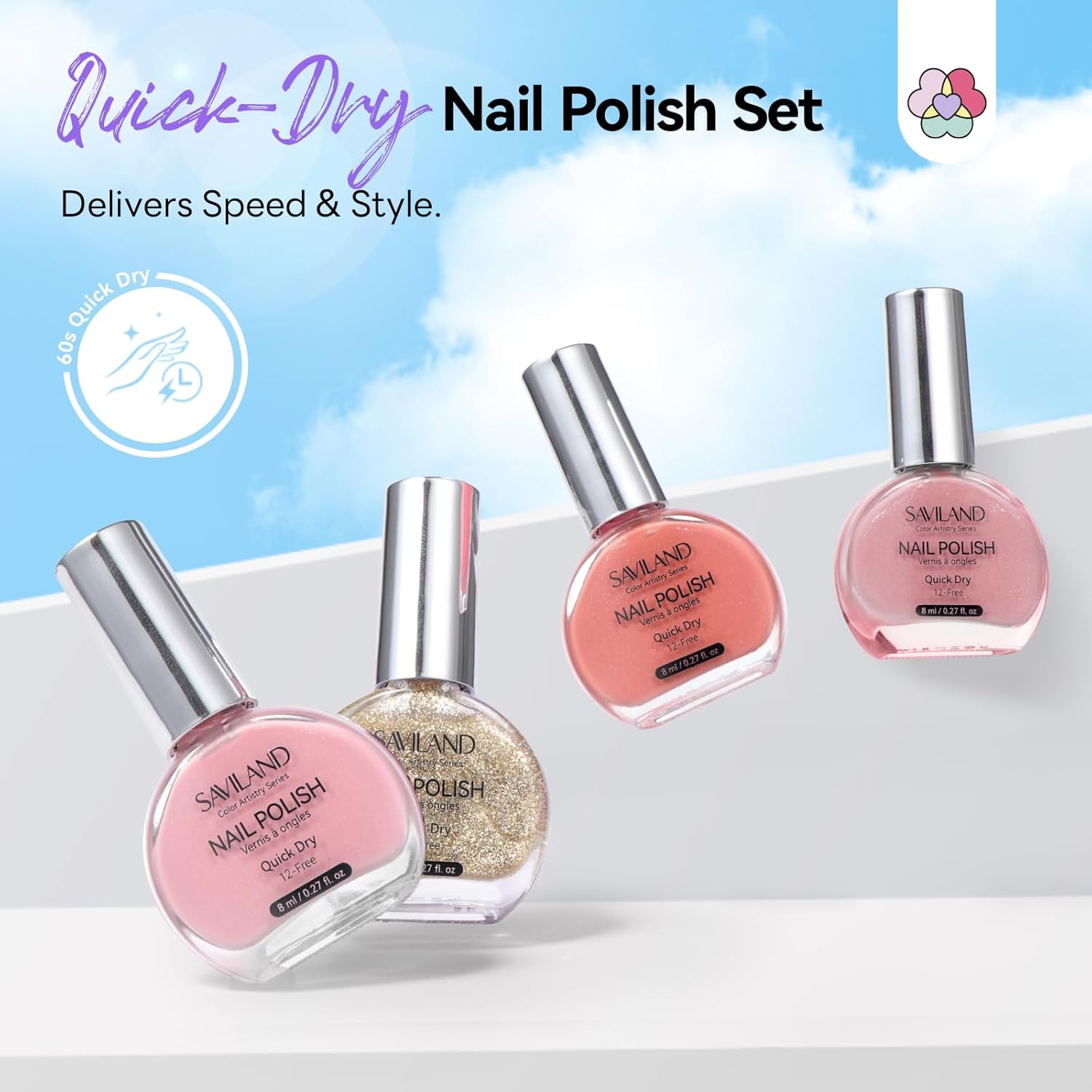 6 Nude Nail Polish Shades for Elegant Everyday Nails (Ships to US Only)