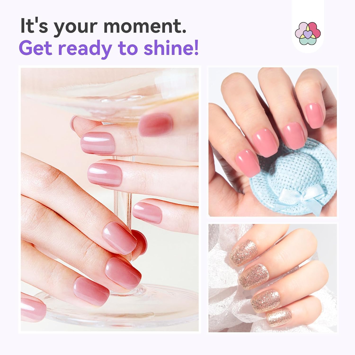 6 Nude Nail Polish Shades for Elegant Everyday Nails (Ships to US Only)