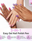 12 Jelly Cat Eye Gel Pens with Glossy Magnetic Effects