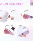 12 Jelly Cat Eye Gel Pens for Stunning Magnetic Nails