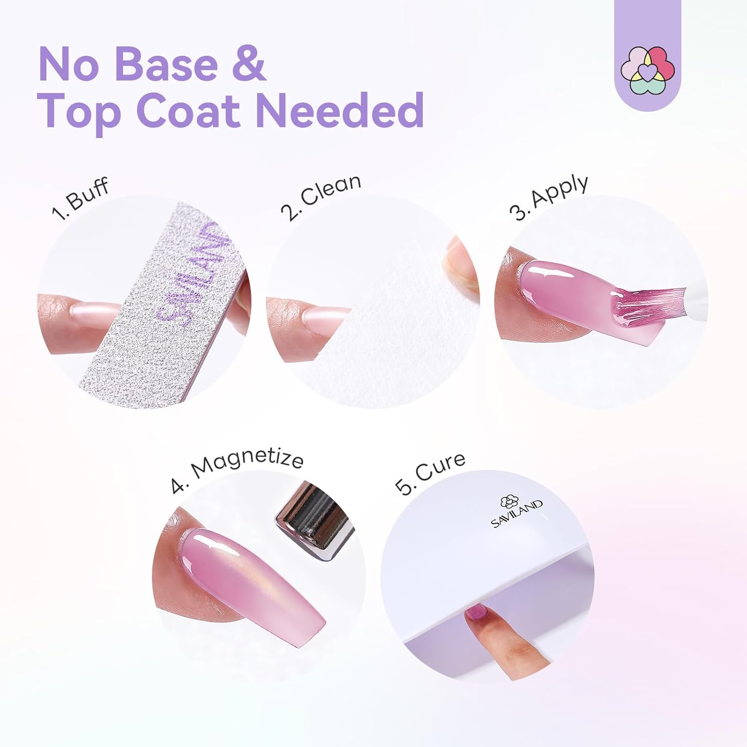 6 Nude Cat Eye Gel Pens for Effortless Salon Nails (Ships to US Only)