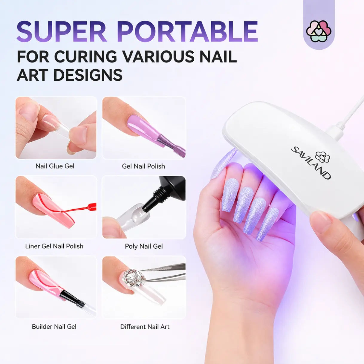 Mini UV Nail Lamp for Fast Gel Curing Anywhere