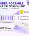 Mini UV Nail Lamp for Fast Gel Curing Anywhere