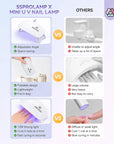 Mini UV Nail Lamp for Fast Gel Curing Anywhere