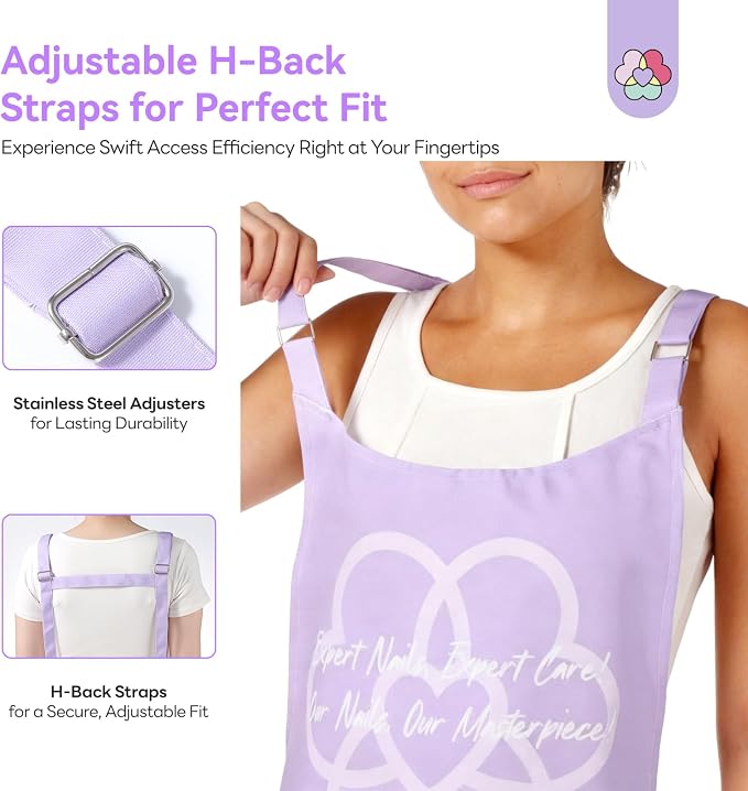 Waterproof Stain-Resistant Nail Tech Apron (Ships to US Only)