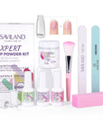 Savialnd clear nail dip powder kit