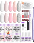 SSProDip X? 6 Colors Dip Powder Nail Kit with Drill