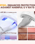 UV Protection Gloves for Nails