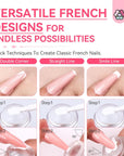 French Tip Nail Stamper Kit for Perfect Smile Lines