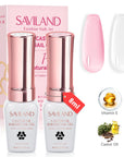 Clear and Pink Gel Builder Kit in a Bottle Package