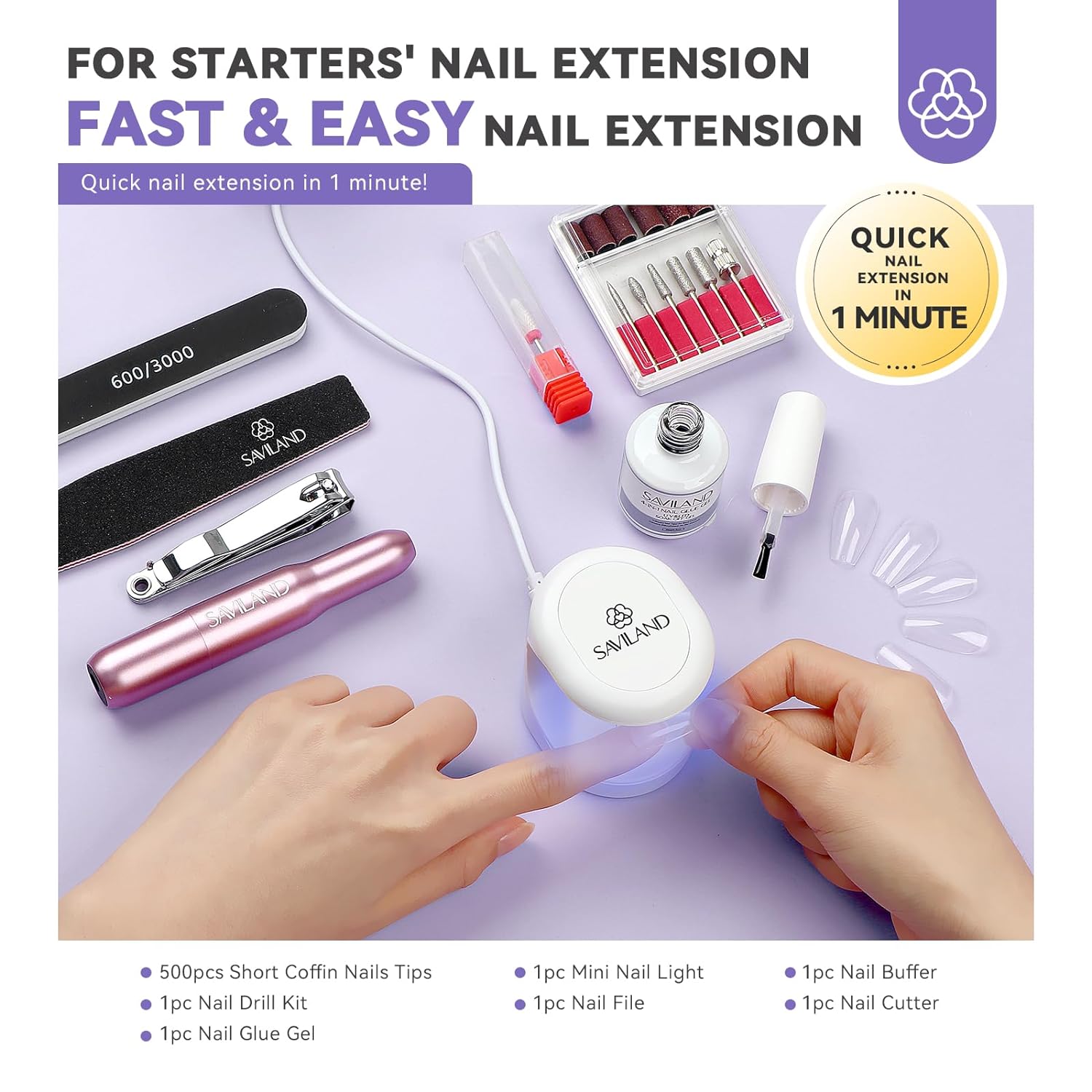 what's in the nail kit for beginners with everything
