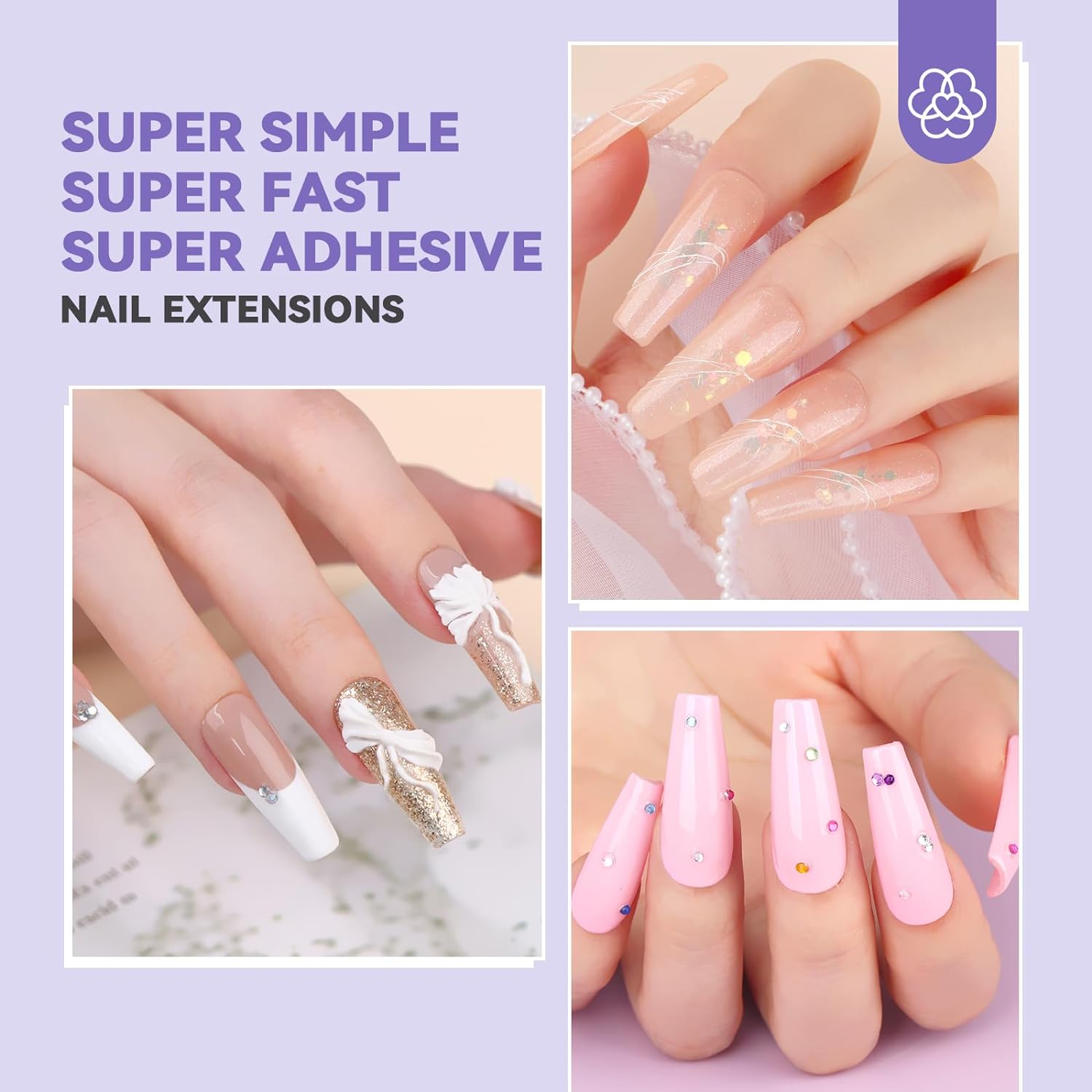 Saviland soft gel tips nails