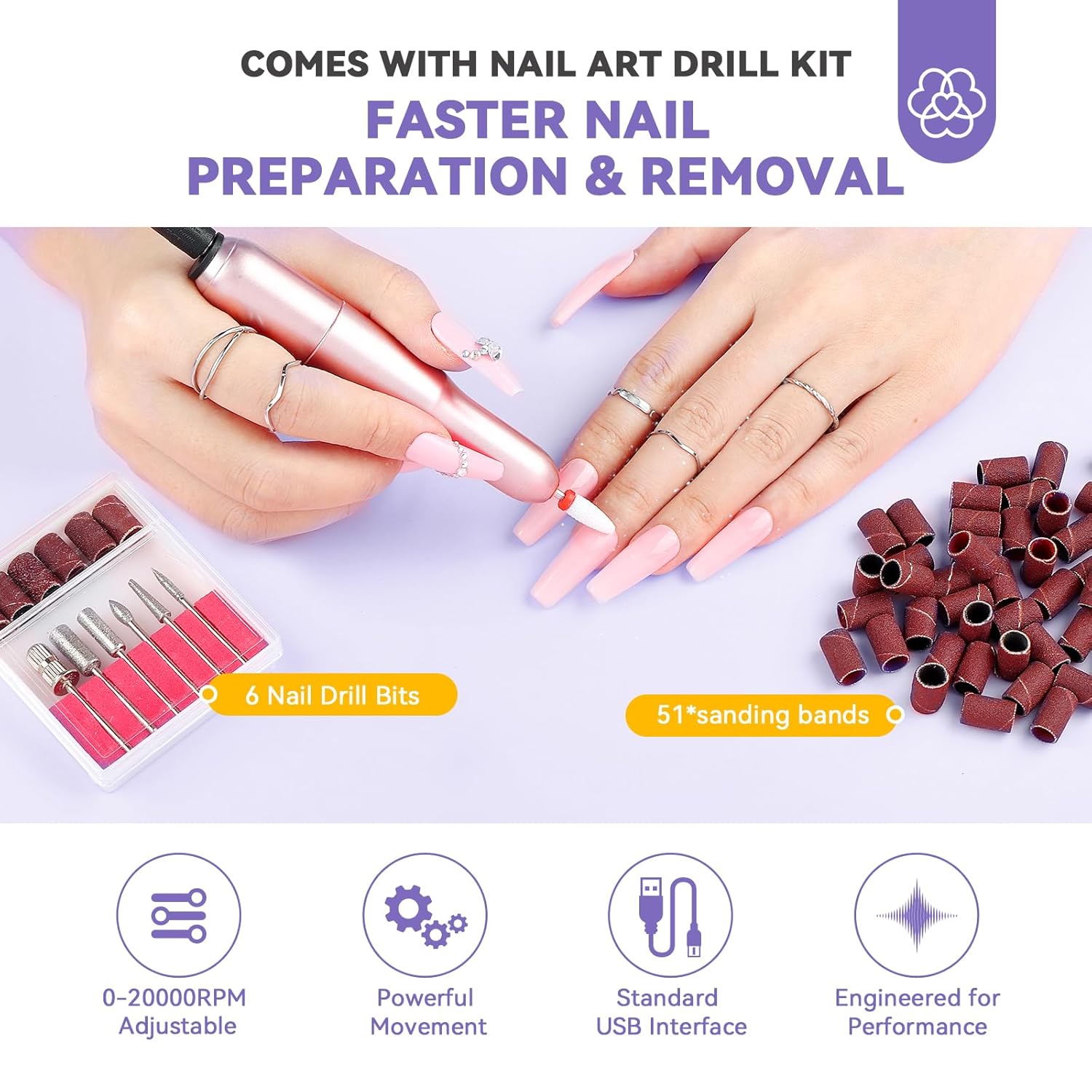Saviland soft gel tips kit
