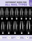 short coffin nail tips kit