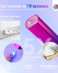 fast curing handheld led nail light