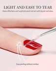 easy to tear -Saviland nail latex peel off