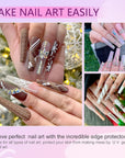 The liquid latex for nails makes nail art easily