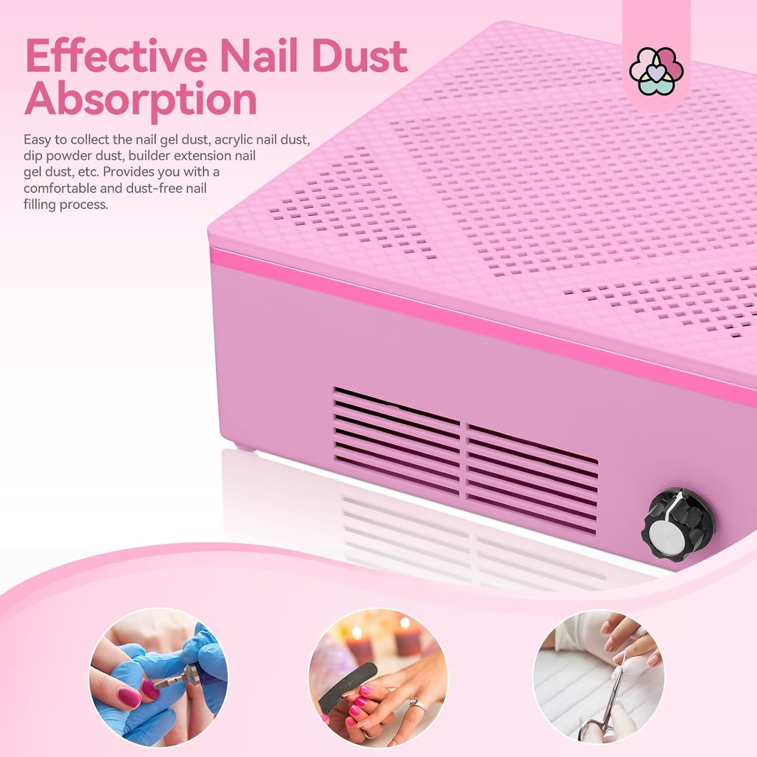 Nail Dust Collector 60W Powerful Vacuum System | SAVILAND
