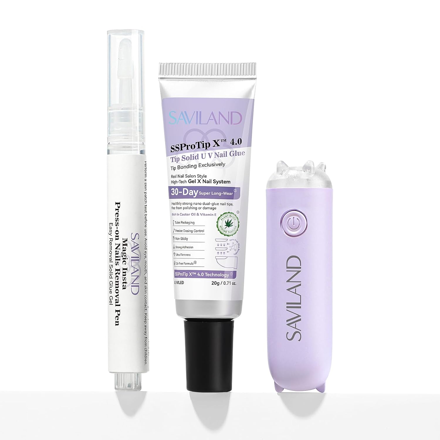 SSProTip X? 4.0 Solid Gel Nail Glue & Remover Pen Kit