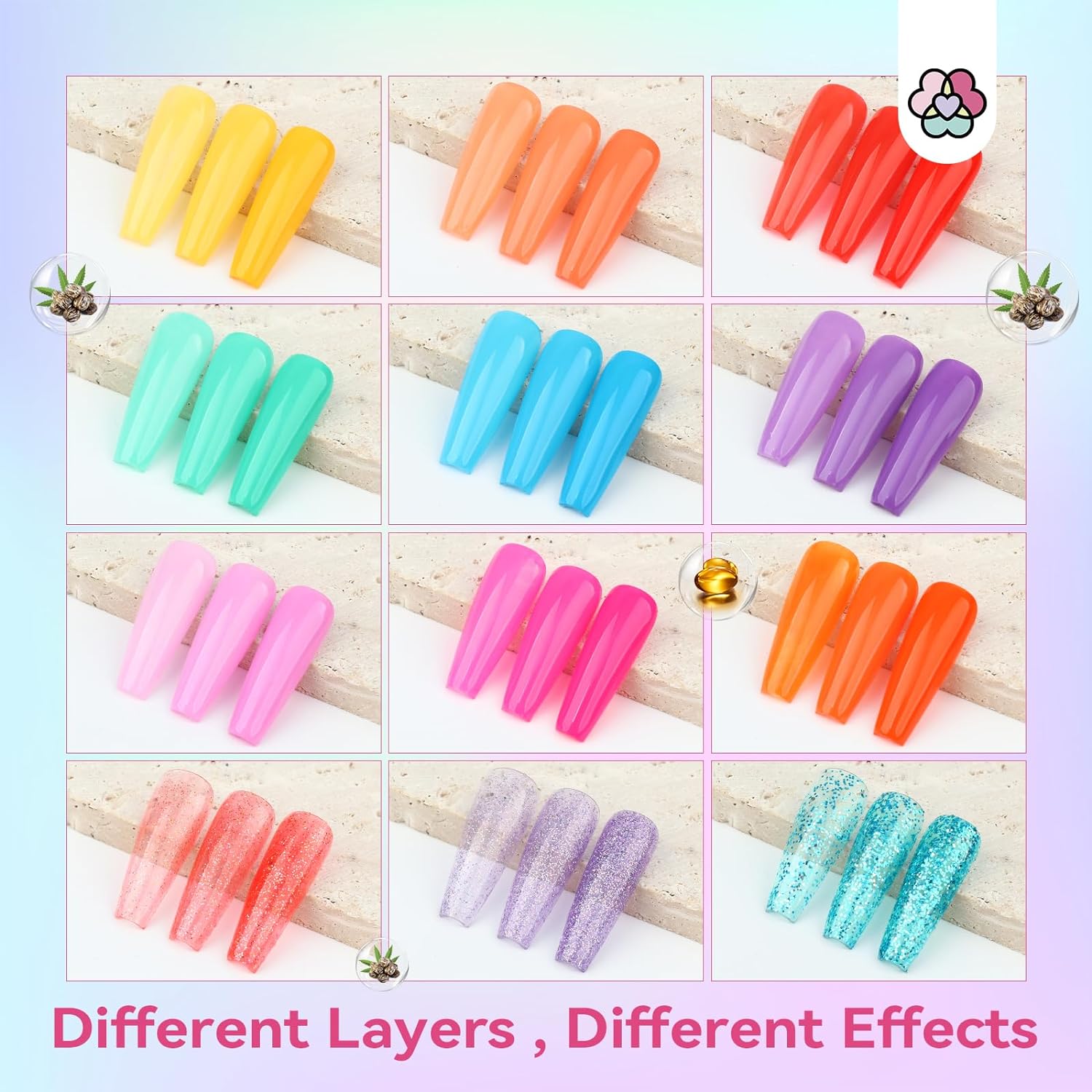 Saviland neon nail polish colors nails