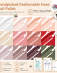 12 classic nail polish colors show