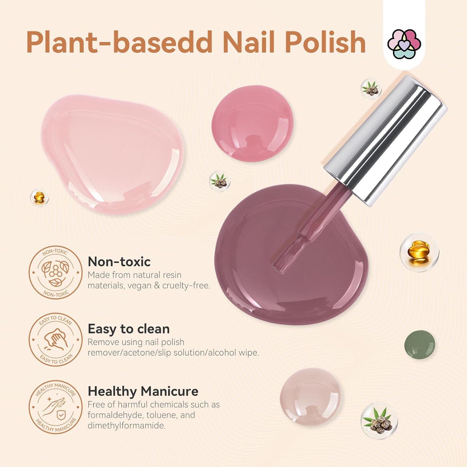 Saviland non toxic nail polish set