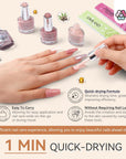 quick drying nail art kit for beginners
