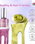 healthy SAVILAND dark metallic nail polish