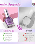 Why choose SAVILAND dark metallic nail polish