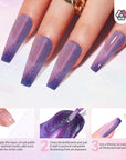 How to use the glossy nail polish