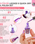 how to use this ombre nail polish colors