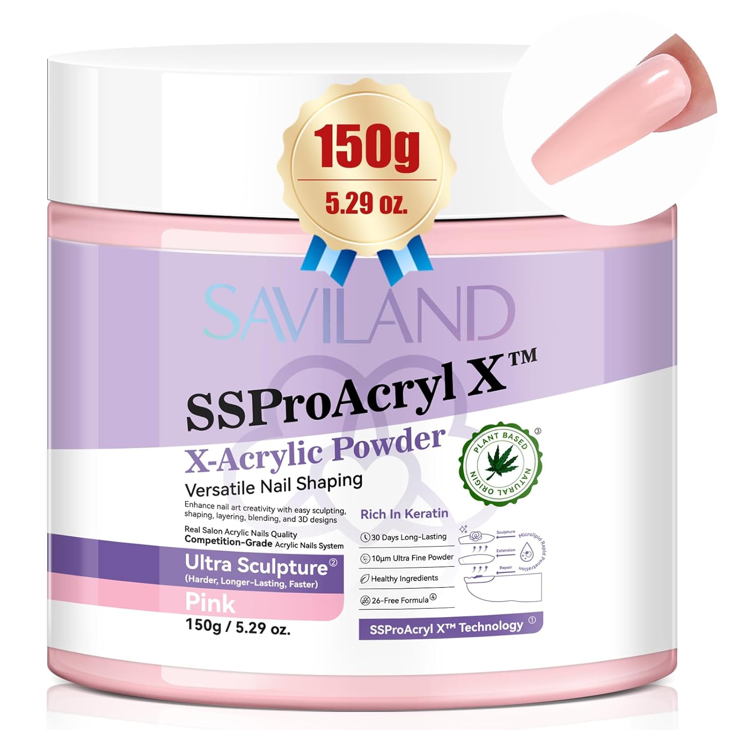 SSProAcryl X? Pink Acrylic Powder 5.29oz/150g-01
