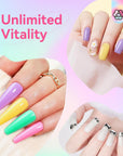 polygel colors set nails