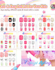 Saviland kids press on nails kit