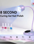Purple Cordless UV Nail Lamp for Salon-Quality Curing (Ships to US Only)