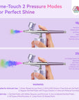 Advanced Cordless Nail Airbrush for Smooth Precision