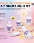 103PCS Dip Powder Nail Kit with Drill & 30 Colors