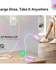 Pink Cordless UV Nail Lamp with 8-Second Fast Cure (Ships to US Only)