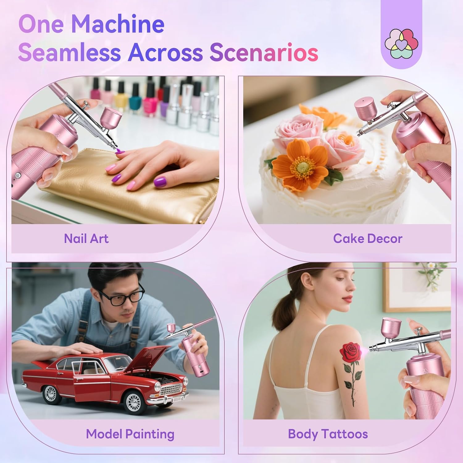 Professional 30 PSI Airbrush System for Nail Artists